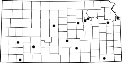 Map of Movies Set in Kansas